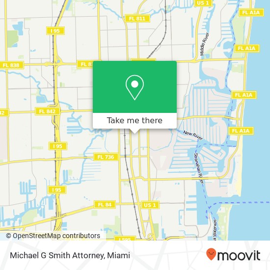 Michael G Smith Attorney map