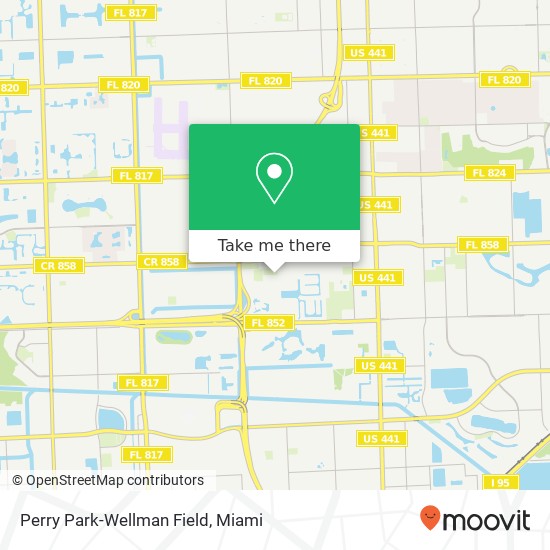 Perry Park-Wellman Field map