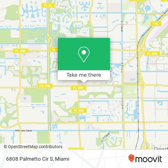 6808 Palmetto Cir S map