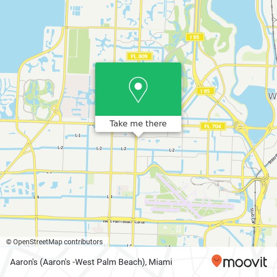 Mapa de Aaron's (Aaron's -West Palm Beach)