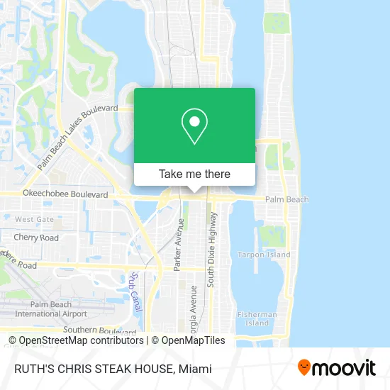 RUTH'S CHRIS STEAK HOUSE map