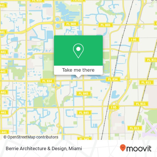 Mapa de Berrie Architecture & Design