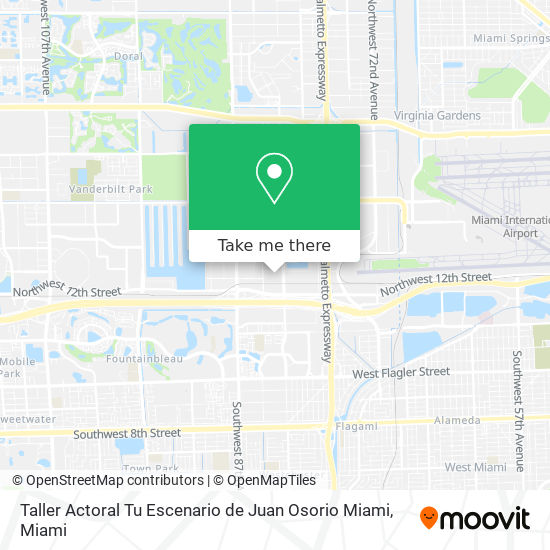 Mapa de Taller Actoral Tu Escenario de Juan Osorio Miami