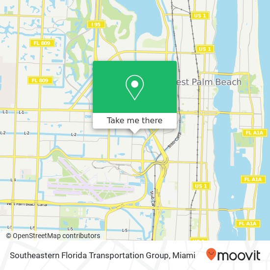 Mapa de Southeastern Florida Transportation Group