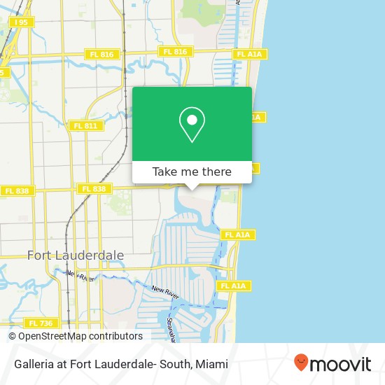 Mapa de Galleria at Fort Lauderdale- South