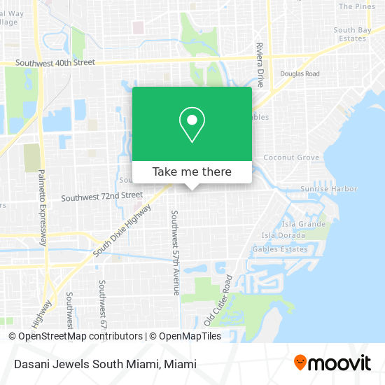 Mapa de Dasani Jewels South Miami