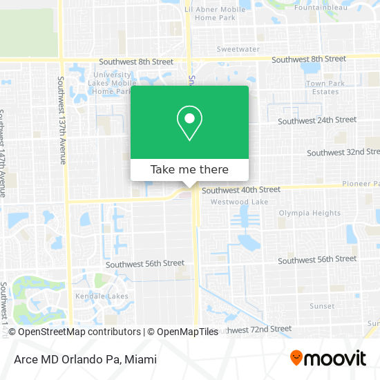 Mapa de Arce MD Orlando Pa