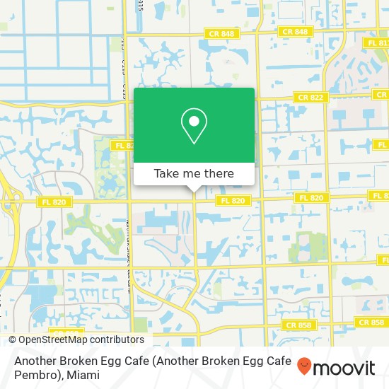 Another Broken Egg Cafe map