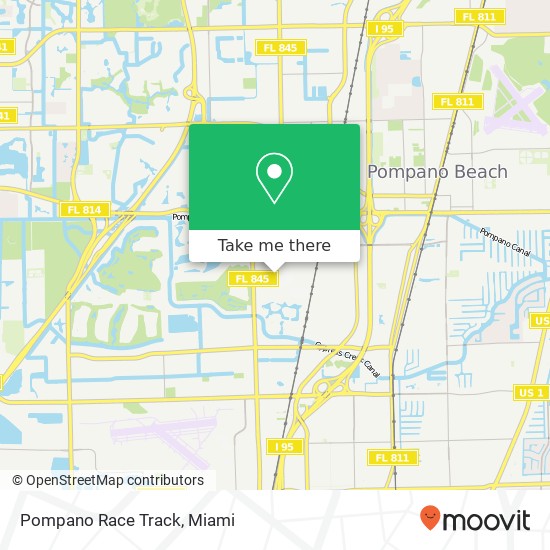 Pompano Race Track map