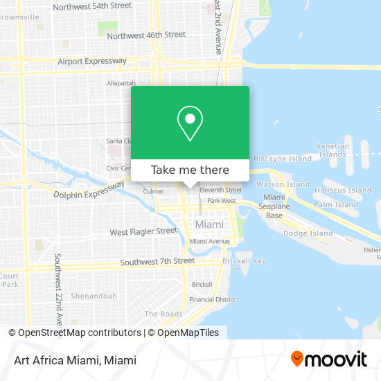 Art Africa Miami map