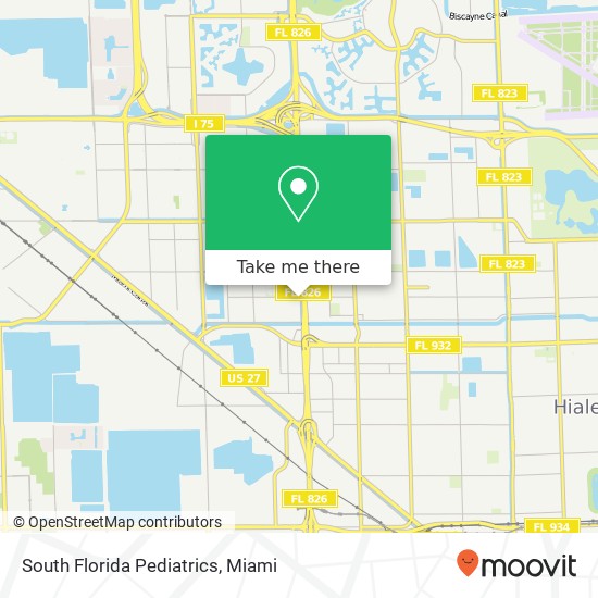 Mapa de South Florida Pediatrics