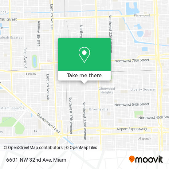 Mapa de 6601 NW 32nd Ave