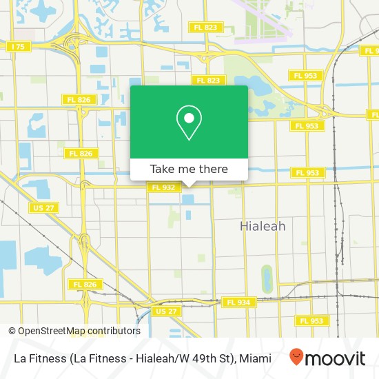 La Fitness (La Fitness - Hialeah / W 49th St) map