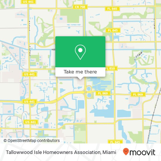 Tallowwood Isle Homeowners Association map