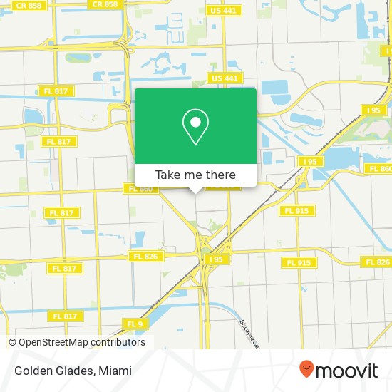 Golden Glades map