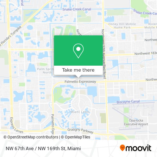 NW 67th Ave / NW 169th St map