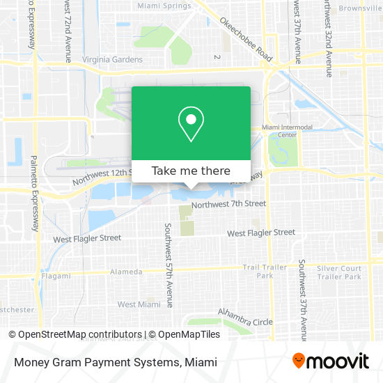 Mapa de Money Gram Payment Systems