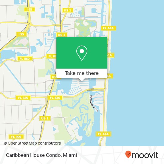 Caribbean House Condo map