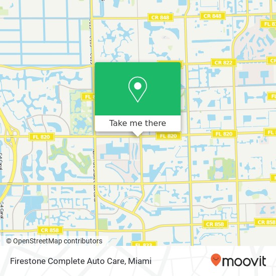 Mapa de Firestone Complete Auto Care