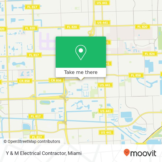 Y & M Electrical Contractor map