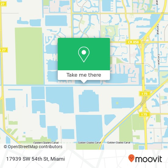 17939 SW 54th St map