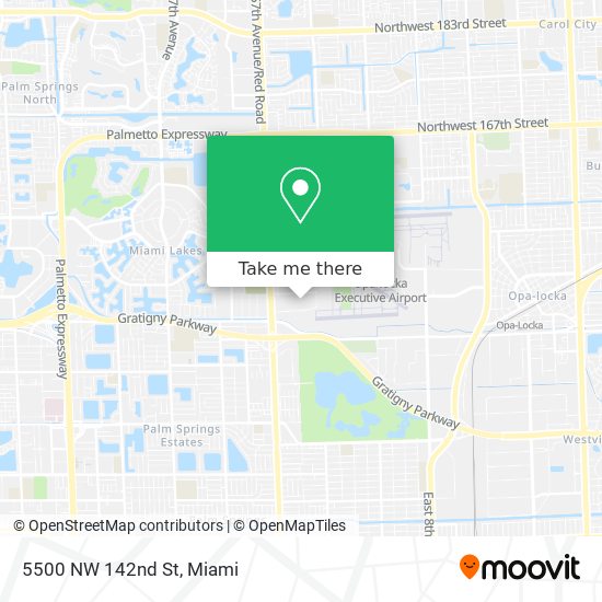 Mapa de 5500 NW 142nd St