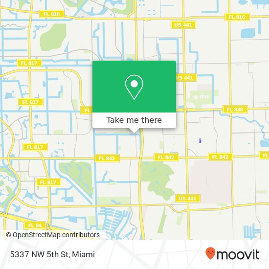 5337 NW 5th St map