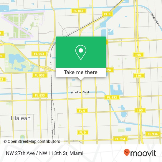 Mapa de NW 27th Ave / NW 113th St