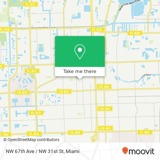 NW 67th Ave / NW 31st St map