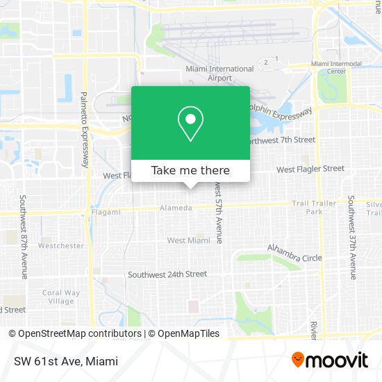 Mapa de SW 61st Ave