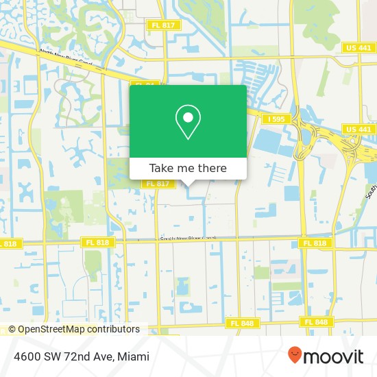 Mapa de 4600 SW 72nd Ave