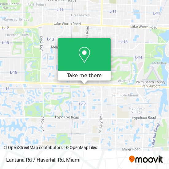 Mapa de Lantana Rd / Haverhill Rd