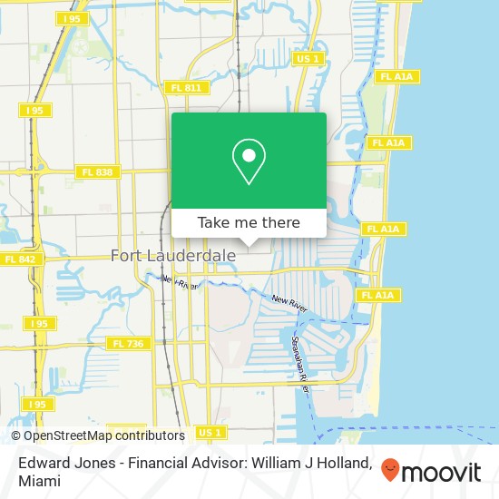 Mapa de Edward Jones - Financial Advisor: William J Holland