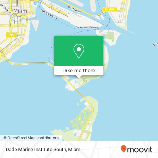 Dade Marine Institute South map