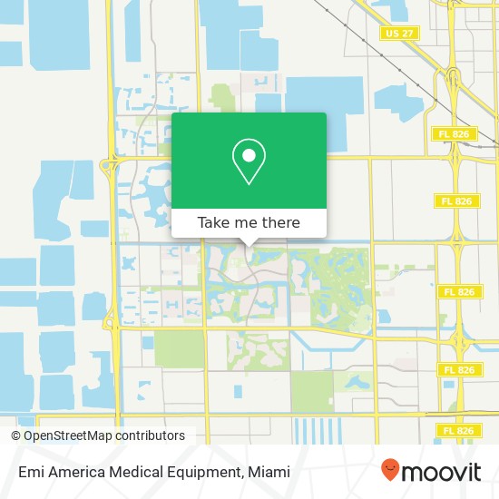 Mapa de Emi America Medical Equipment