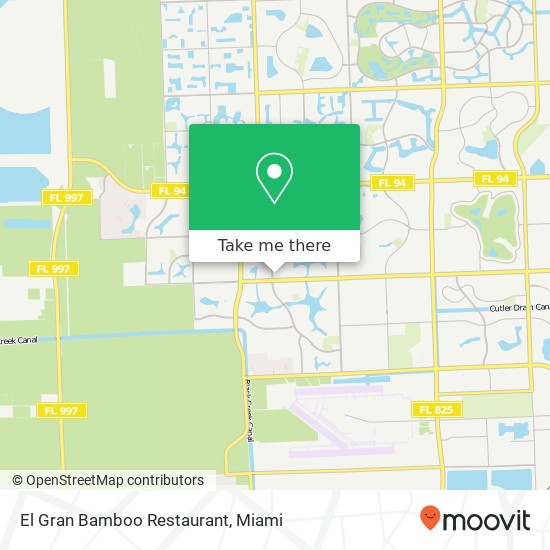 El Gran Bamboo Restaurant map