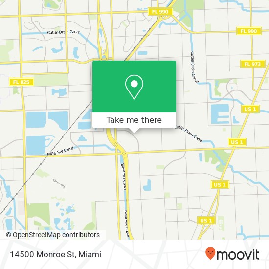 14500 Monroe St map