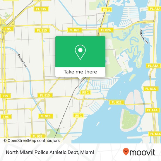Mapa de North Miami Police Athletic Dept