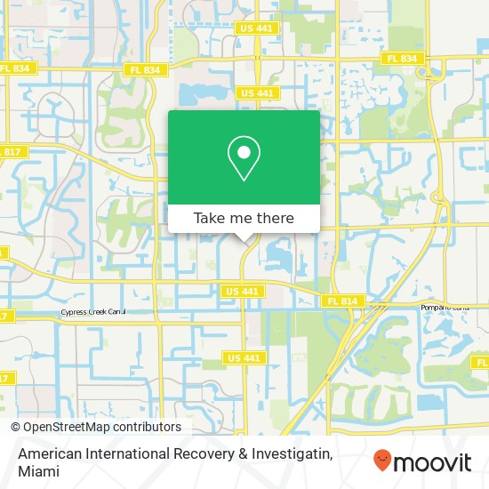 American International Recovery & Investigatin map