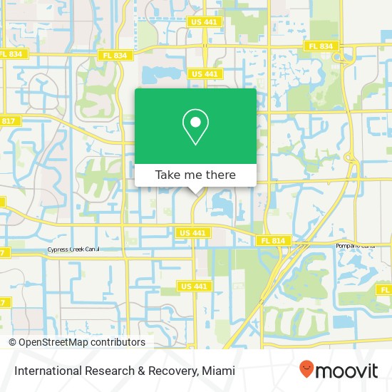 International Research & Recovery map