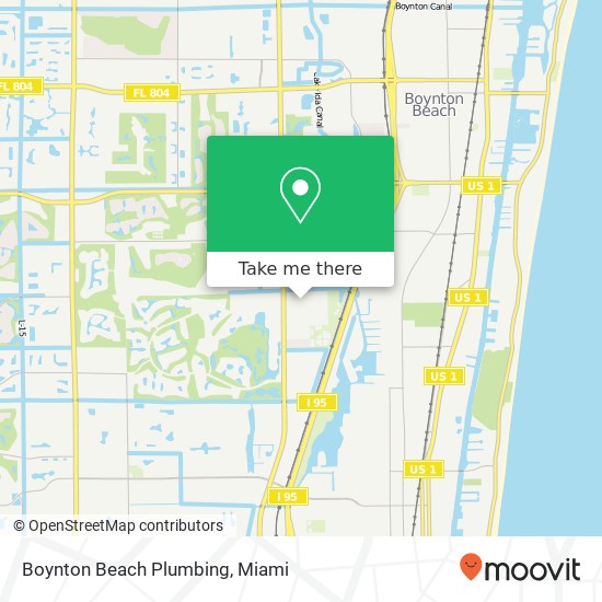 Boynton Beach Plumbing map