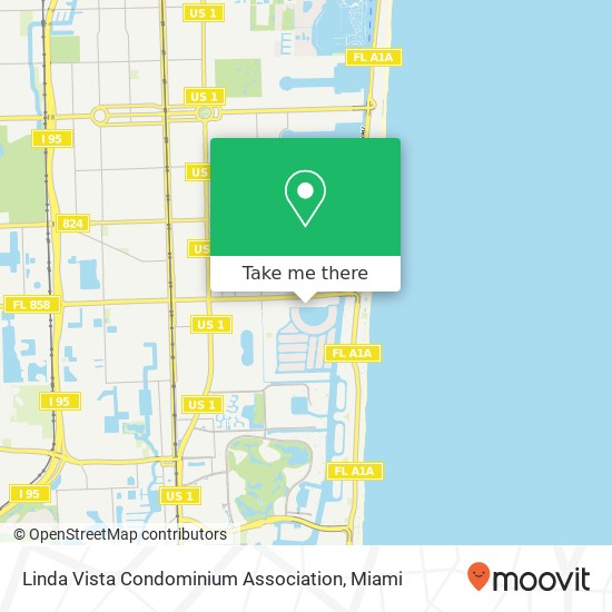 Linda Vista Condominium Association map