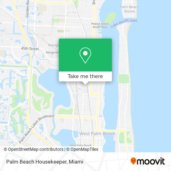 Mapa de Palm Beach Housekeeper