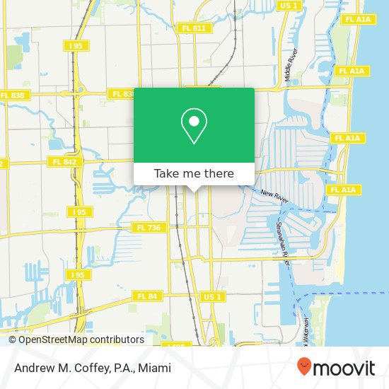 Mapa de Andrew M. Coffey, P.A.