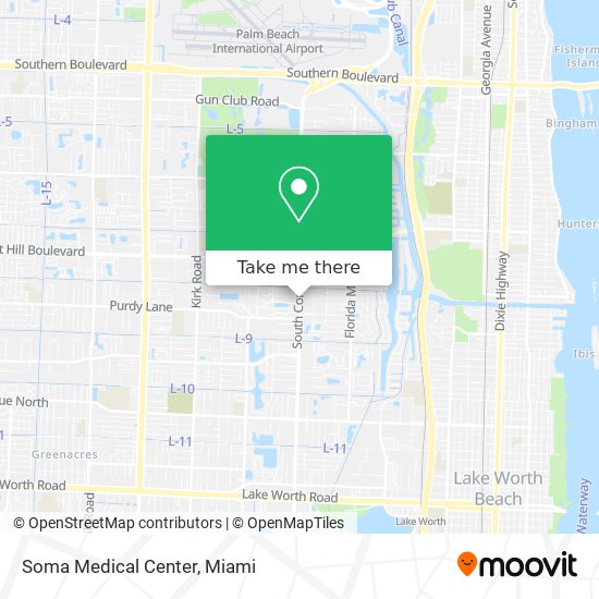 Mapa de Soma Medical Center