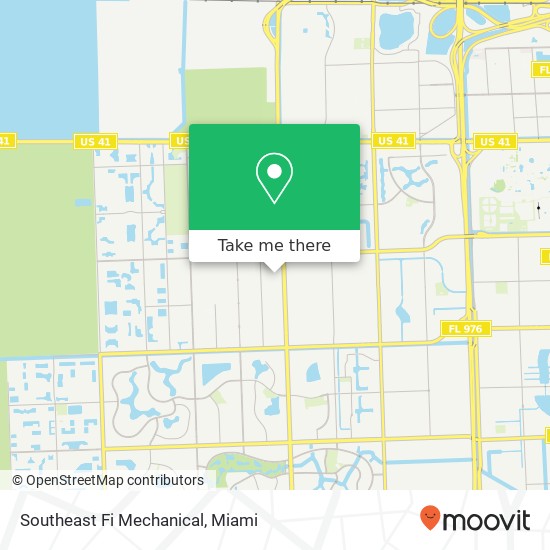 Southeast Fi Mechanical map