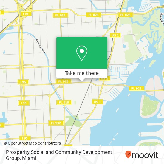 Prosperity Social and Community Development Group map