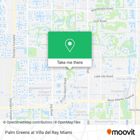 Palm Greens at Villa del Ray map