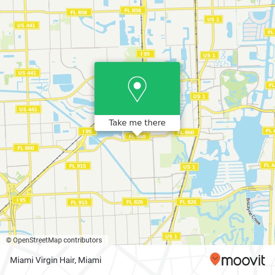 Miami Virgin Hair map