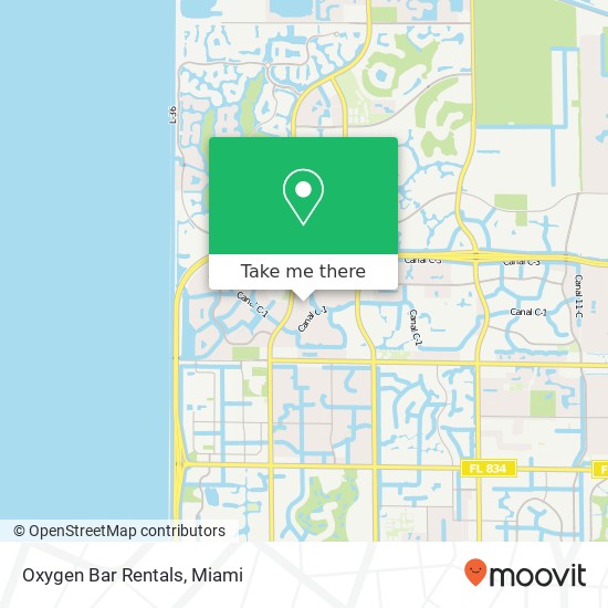 Oxygen Bar Rentals map